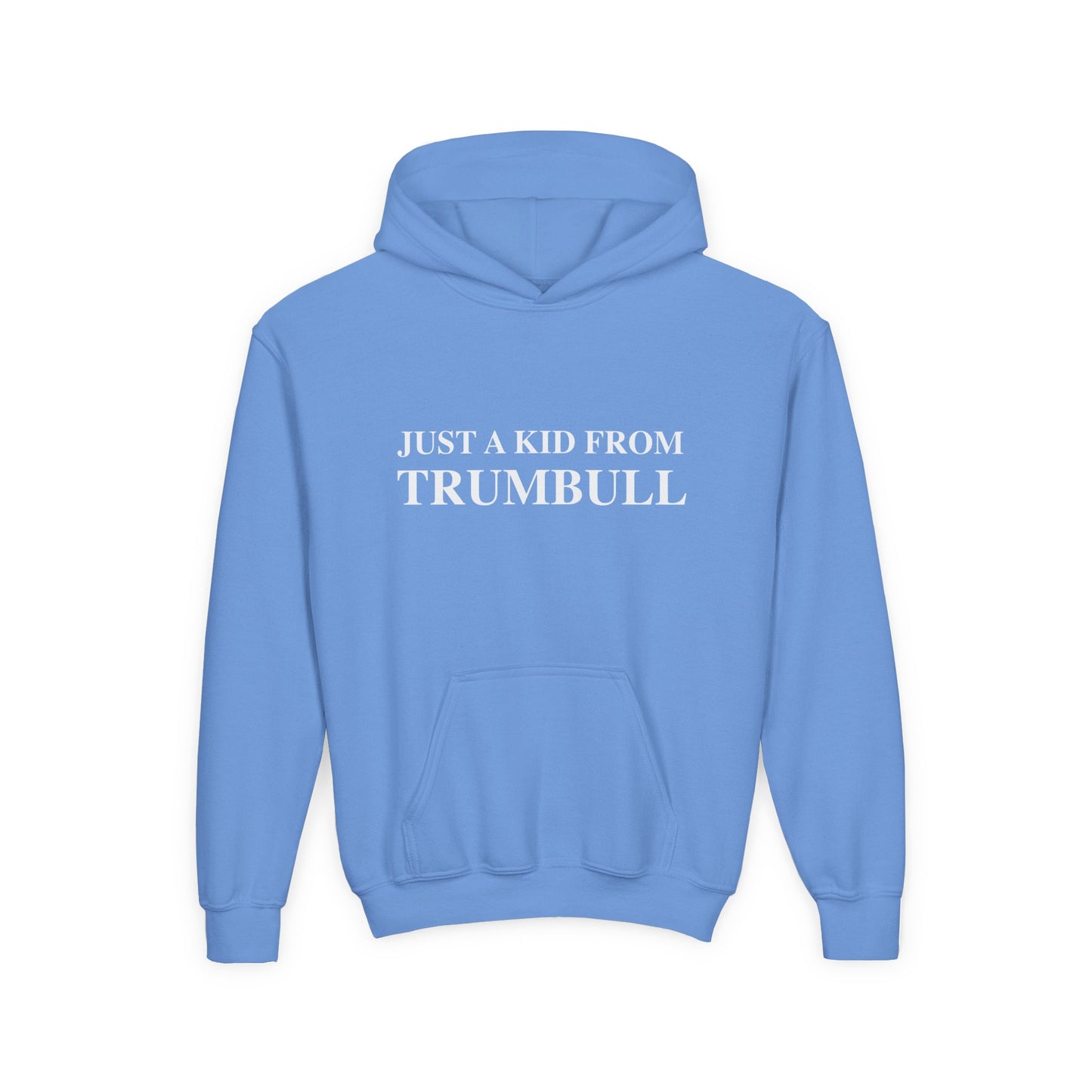 Just a kid from Trumbull  Youth Heavy Blend Hooded Sweatshirt