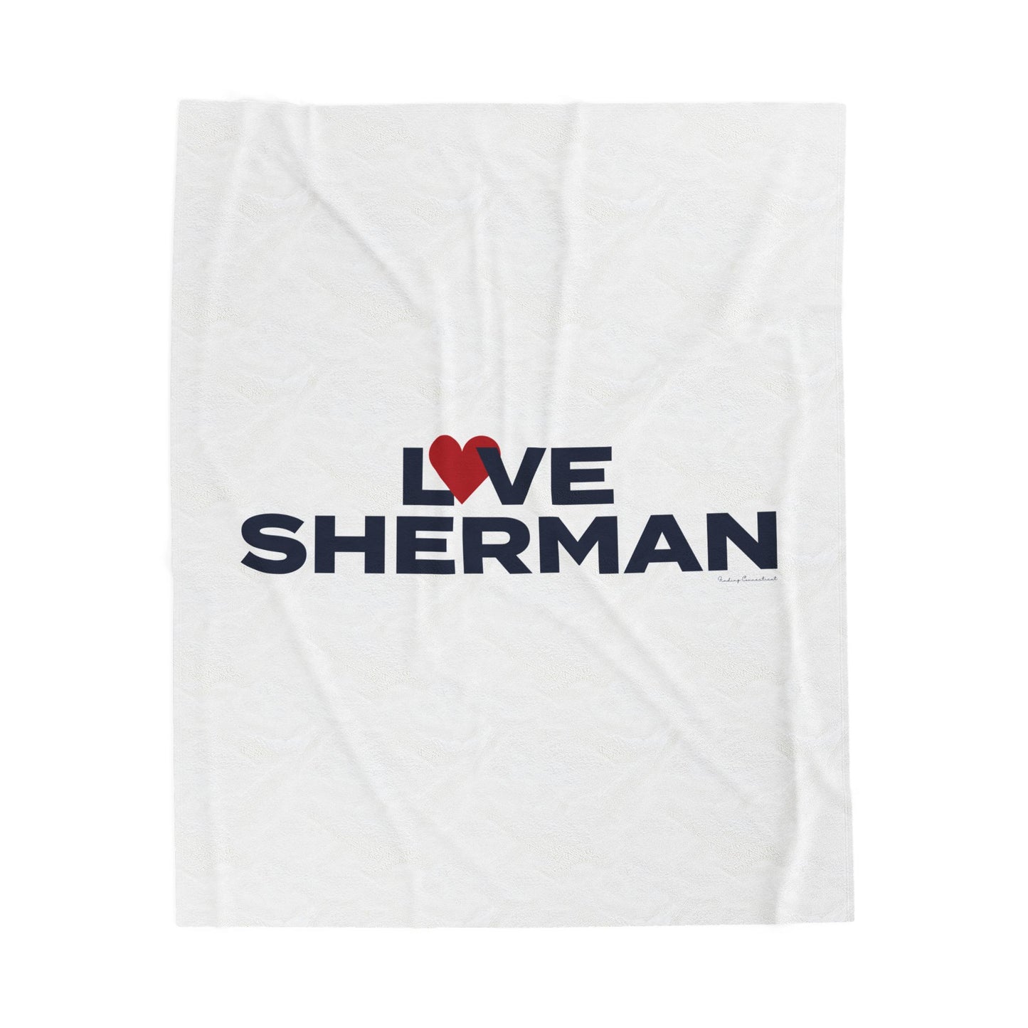 Love Sherman Velveteen Plush Blanket