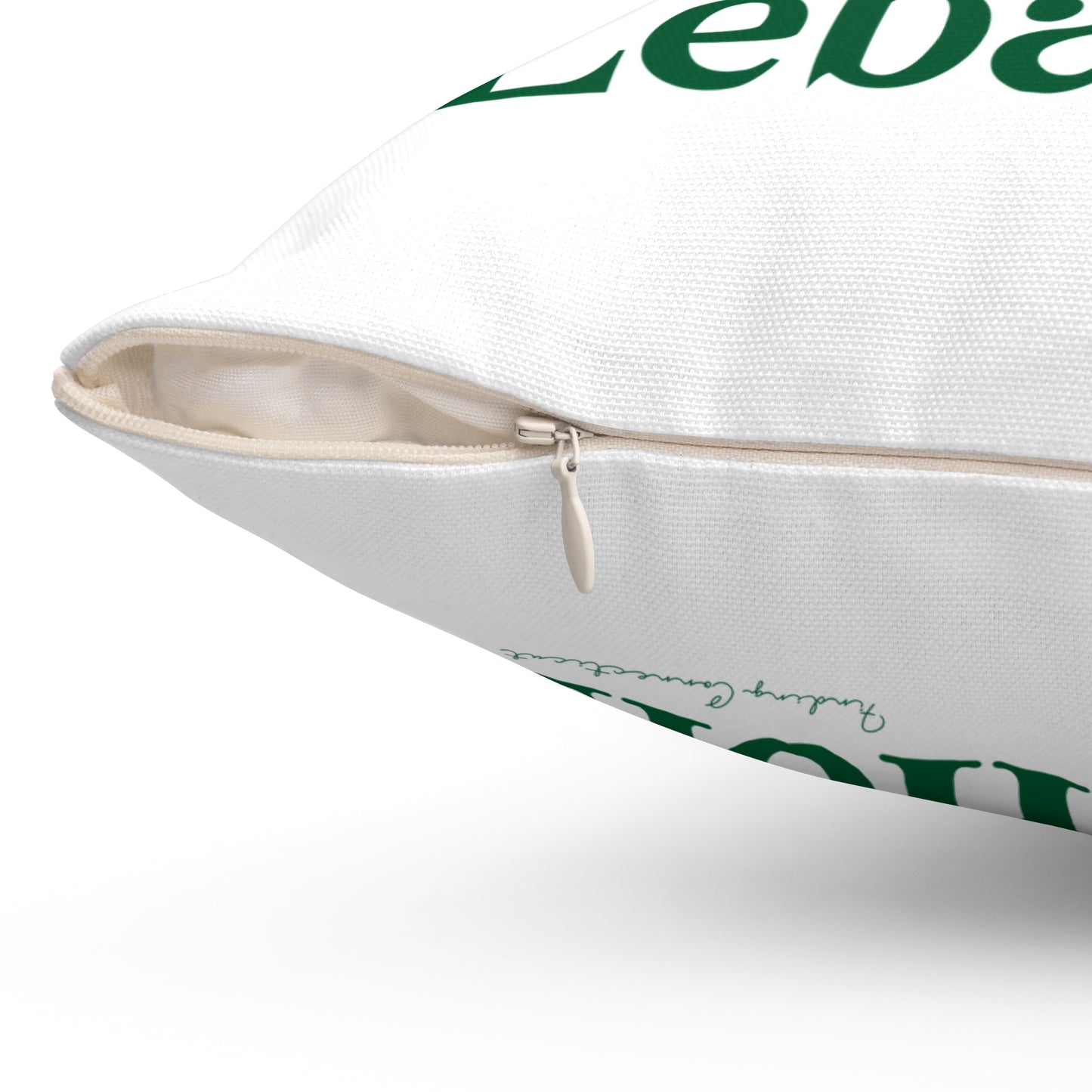 I Clover Lebanon Spun Polyester Square Pillow