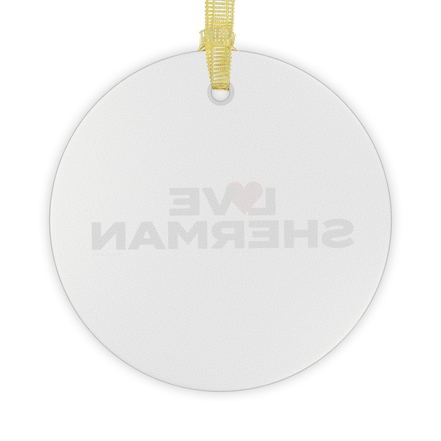 Love Sherman Glass Ornaments