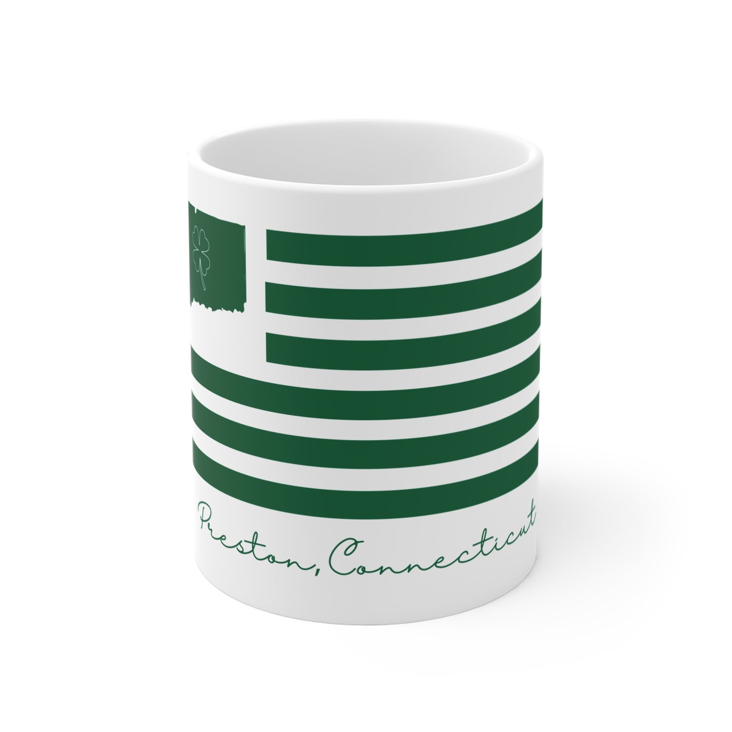 Preston Connecticut St. Patrick’s Day Flag Mug 11oz