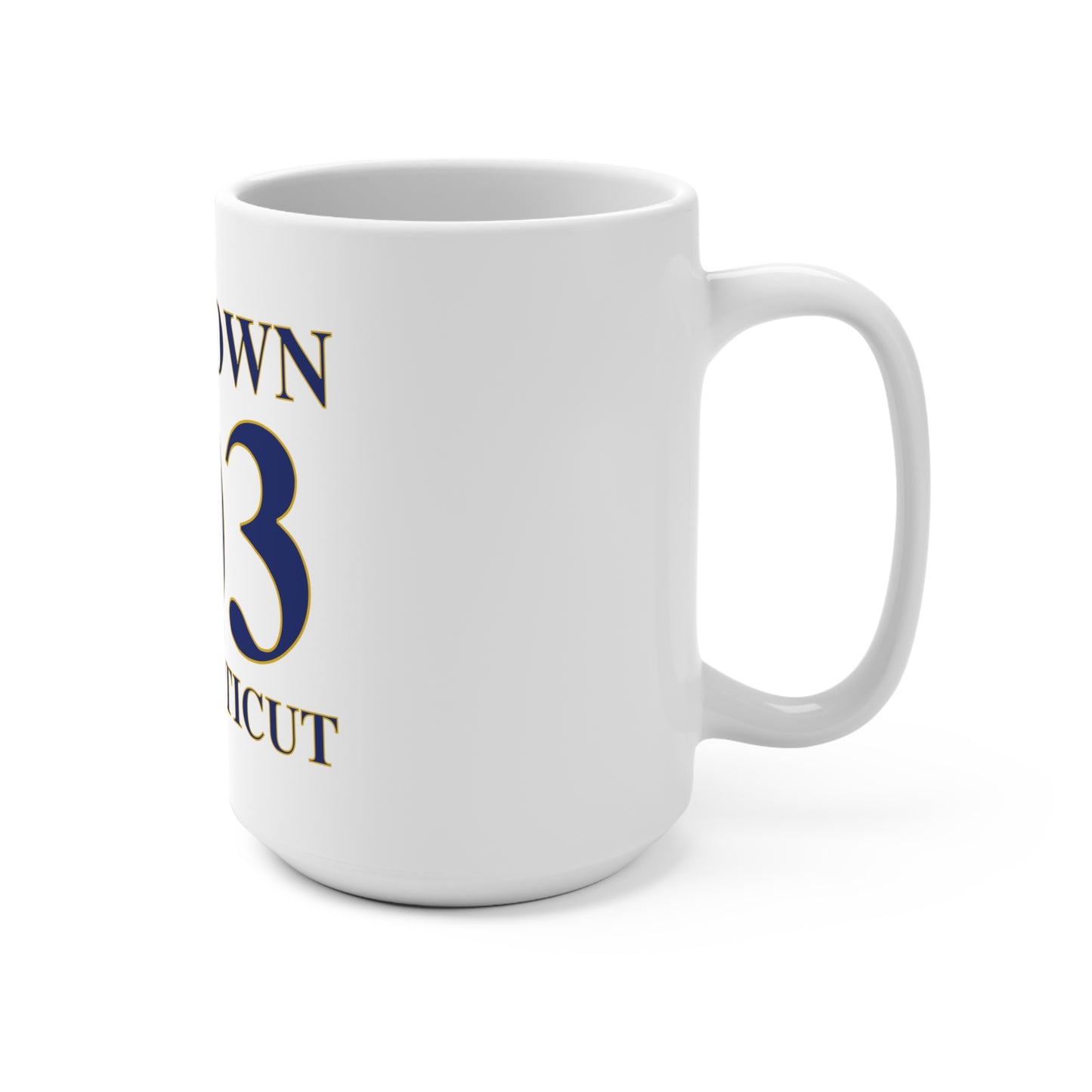 Newtown 203 Connecticut Mug 15oz