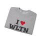 I Heart WLTN Unisex Heavy Blend™ Crewneck Sweatshirt