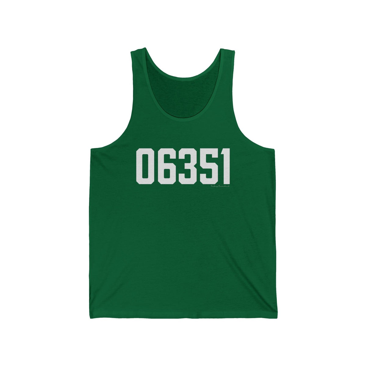 06351 Lisbon CT Zip Code Unisex Jersey Tank Top