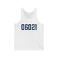 06021 Colebrook Connecticut Zip Code Unisex Jersey Tank Top