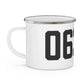 06340 Groton Connecticut Zip Code Enamel Camping Mug