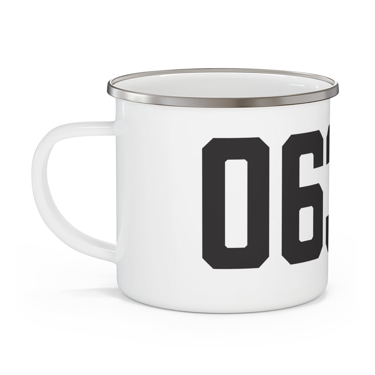 06340 Groton Connecticut Zip Code Enamel Camping Mug