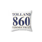 Tolland 860 Connecticut Spun Polyester Square Pillow