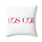 41 Tilt Cos Cob Spun Polyester Square Pillow