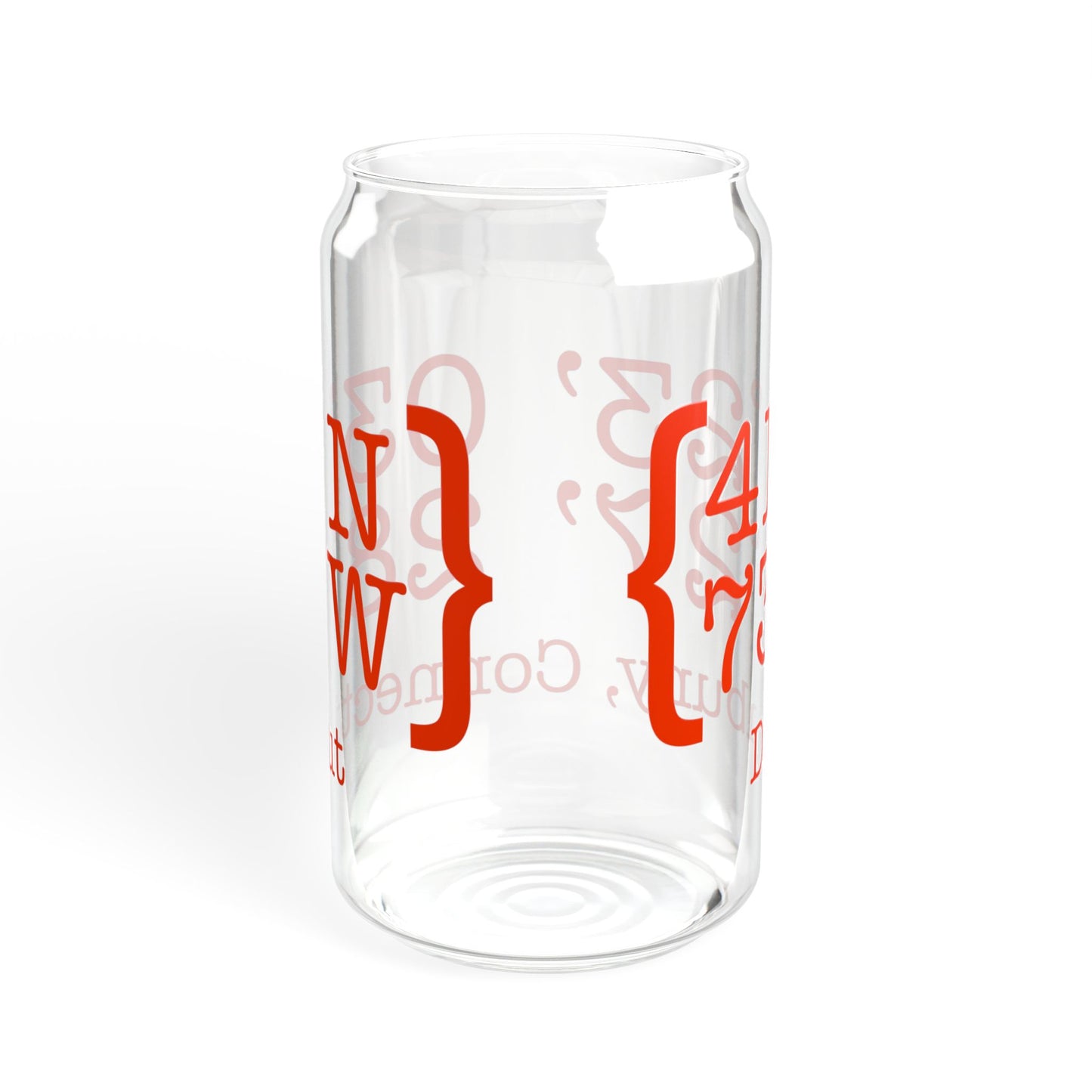 Danbury Coordinates Sipper Glass, 16oz