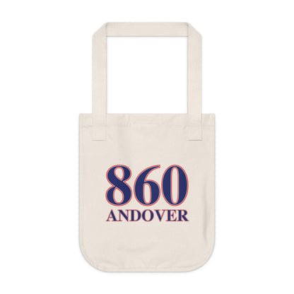 860 Andover Red, White & Blue Organic Canvas Tote Bag