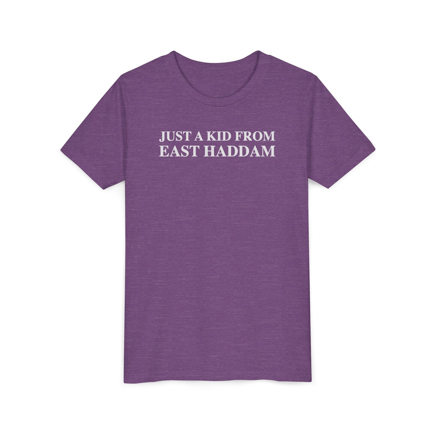Just a kid from East Haddam Youth Short Sleeve T-Shirt