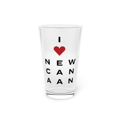 New Canaan Vision Pint Glass, 16oz