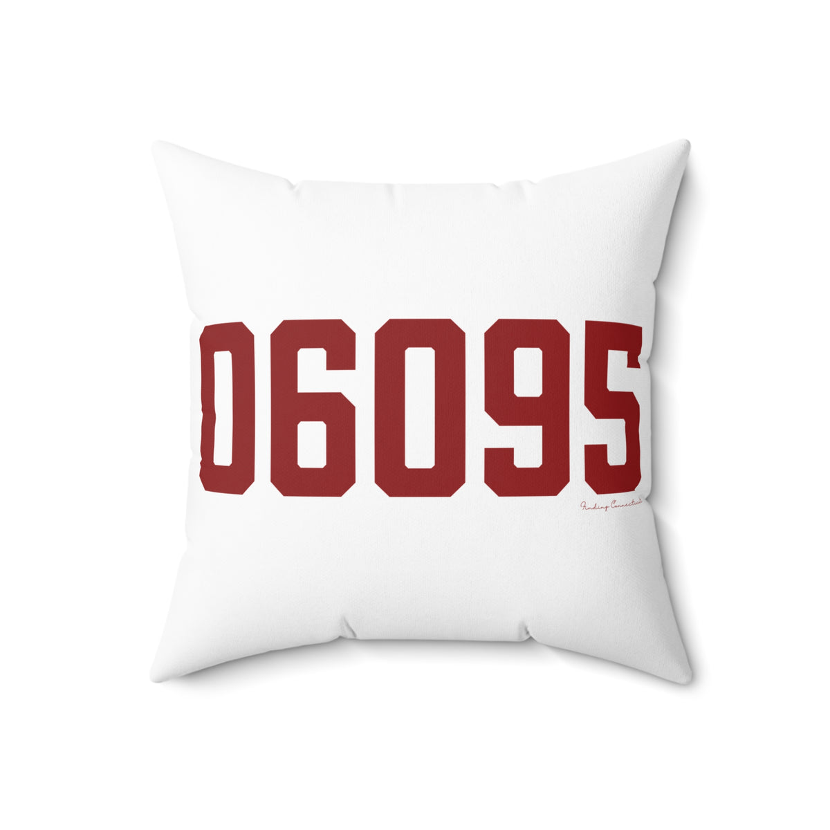 06095 Windsor Connecticut Zip Code Polyester Square Pillow