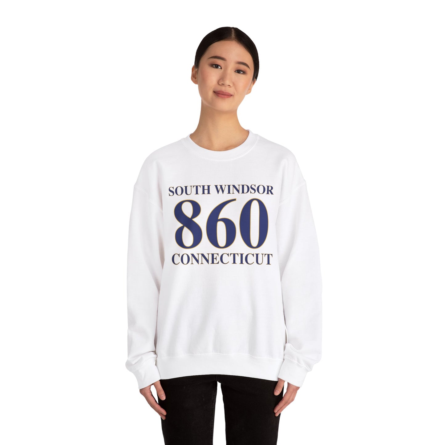 South Windsor 860 Connecticut Unisex Heavy Blend™ Crewneck Sweatshirt