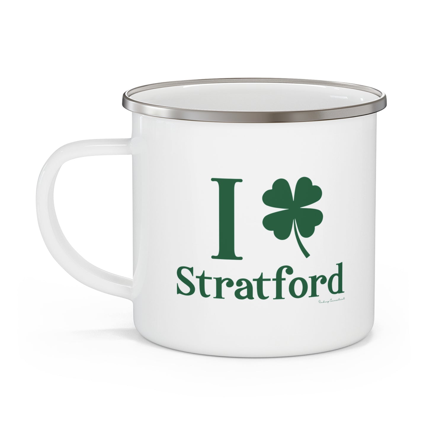 I Clover Stratford Enamel Camping Mug