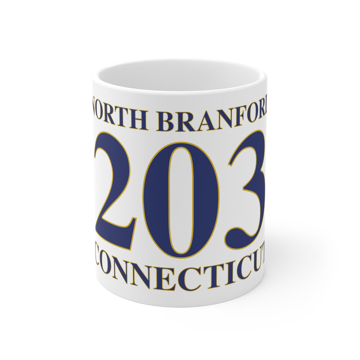 North Branford 203 Connecticut Mug 11oz