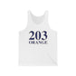 203 Orange Unisex Jersey Tank Top