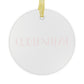 41 Tilt Fairfield Glass Ornaments