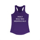 I Really Really Miss Greenfield Hill Women's Ideal Racerback Tank Top