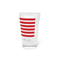 Simsbury Connecticut Flag Pint Glass, 16oz