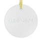 41 Tilt Fairfield Glass Ornaments