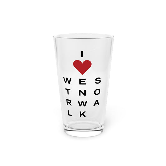 West Norwalk Vision Pint Glass, 16oz