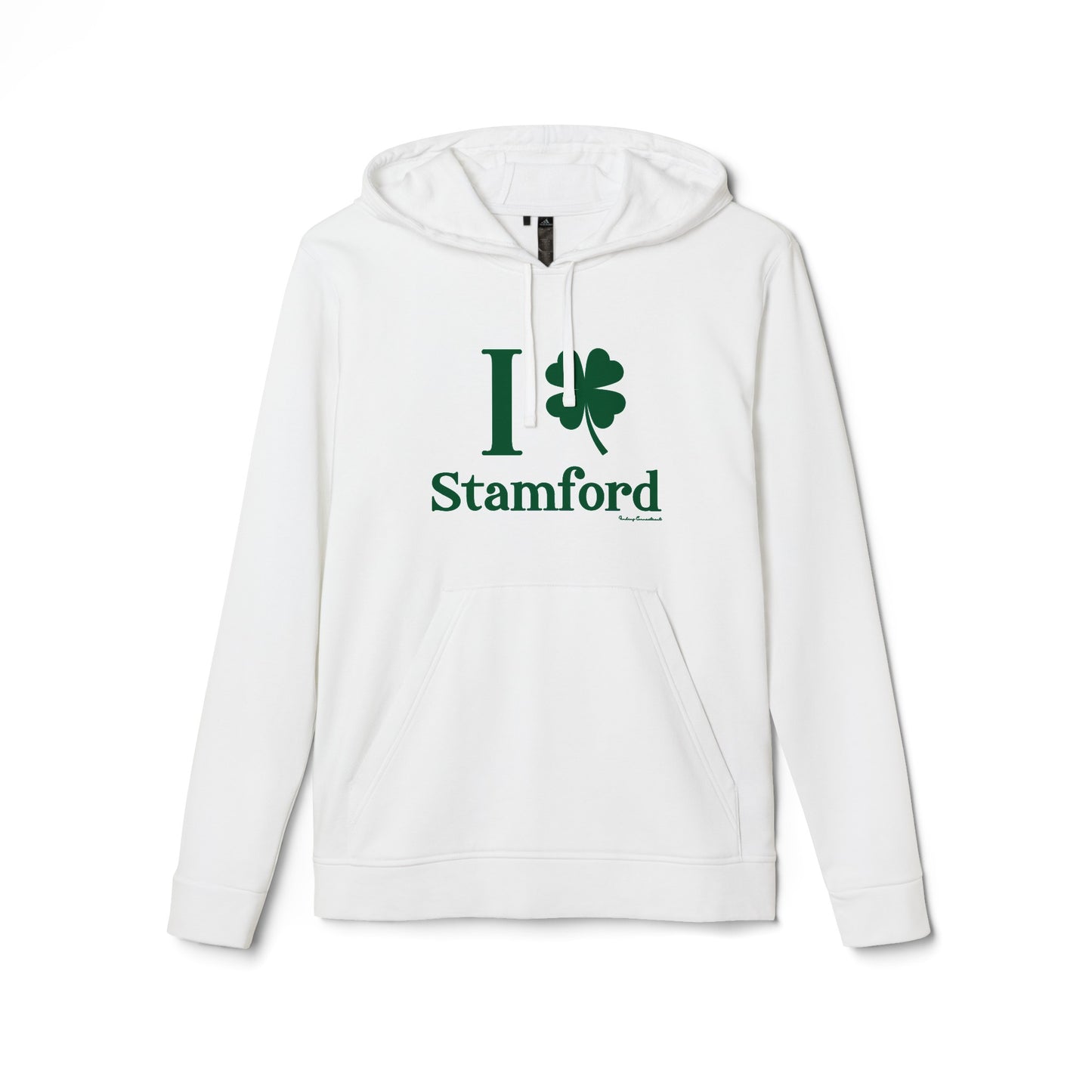 I Clover Stamford (Green) adidas® Unisex Fleece Hoodie