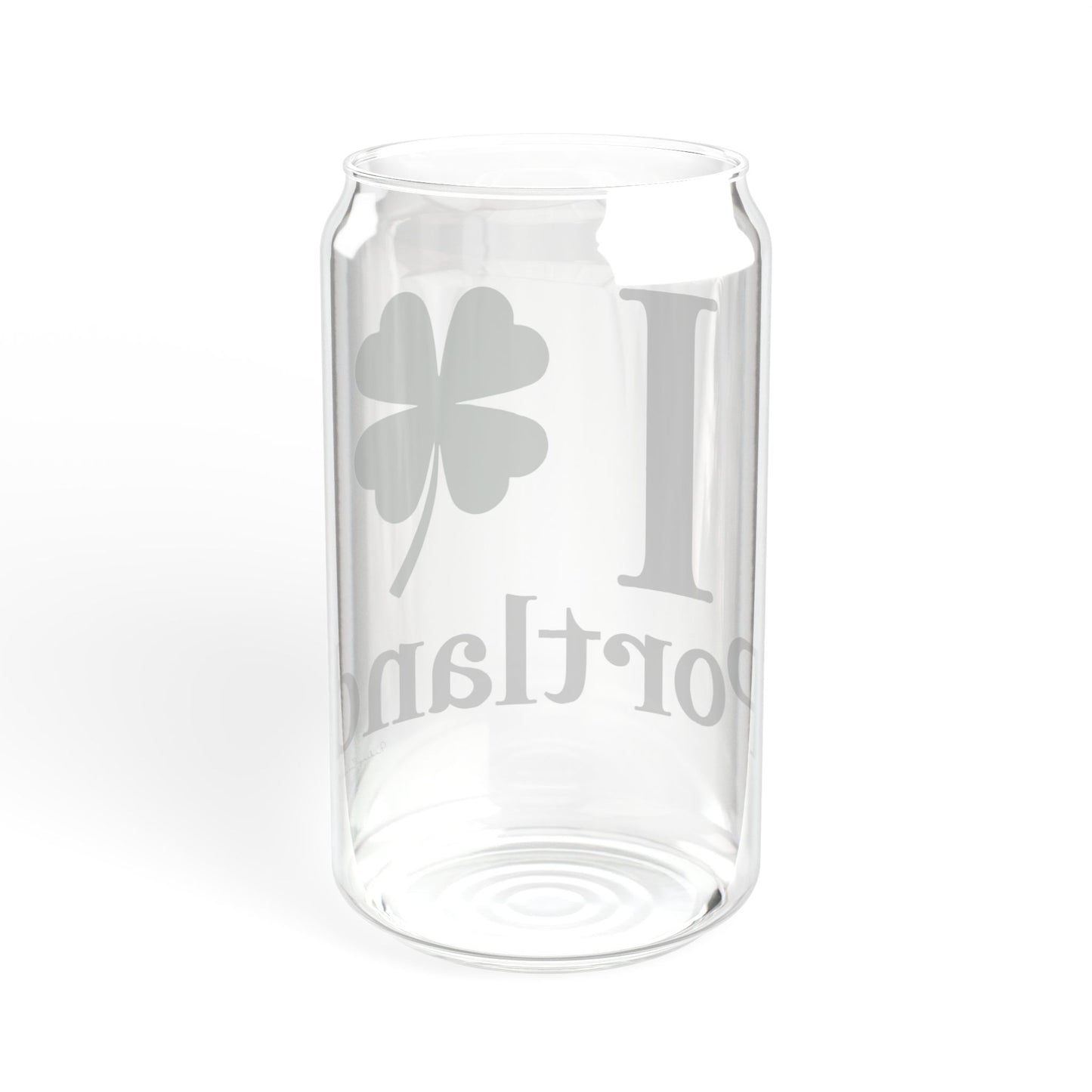 I Clover Portland Sipper Glass, 16oz