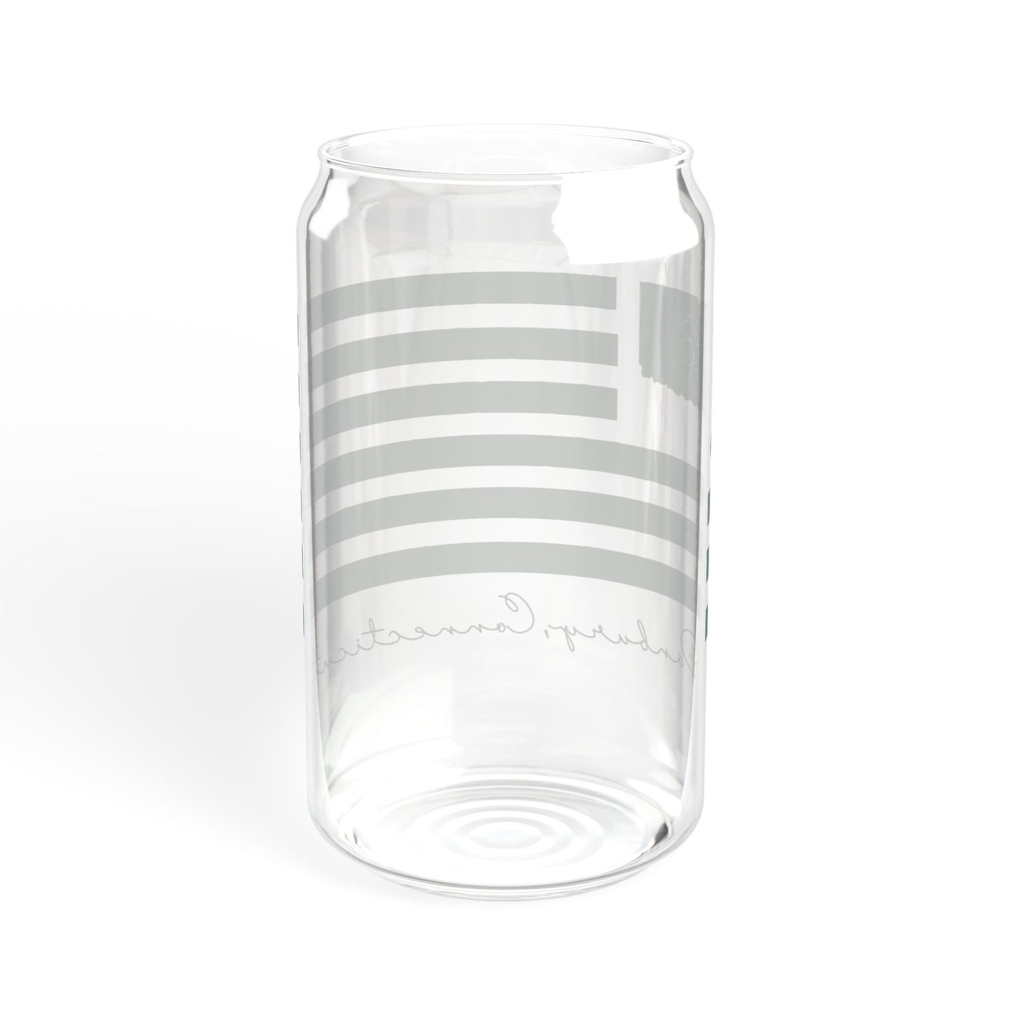 Danbury Connecticut St Patrick’s Day Flag Sipper Glass, 16oz