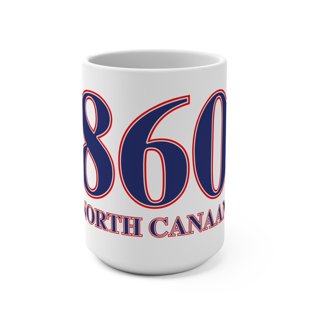 North Canaan Red, White & Blue Mug 15oz