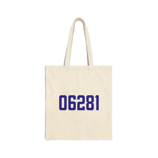 06281 Woodstock Connecticut Zip Code Cotton Canvas Tote Bag