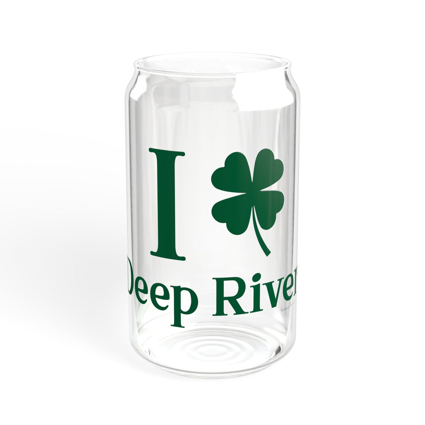 I Clover Deep River Sipper Glass, 16oz