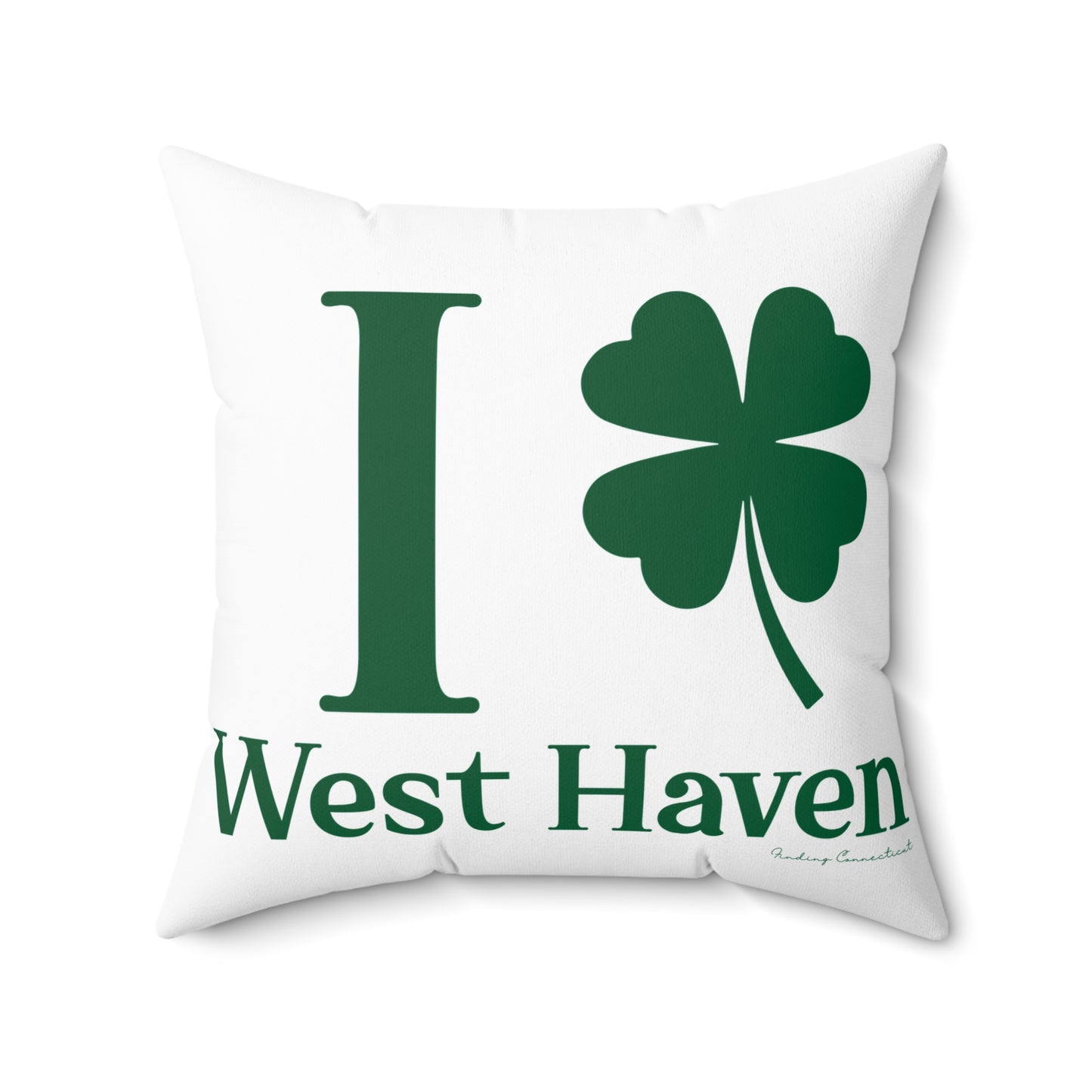 I Clover West Haven Spun Polyester Square Pillow