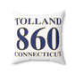 Tolland 860 Connecticut Spun Polyester Square Pillow
