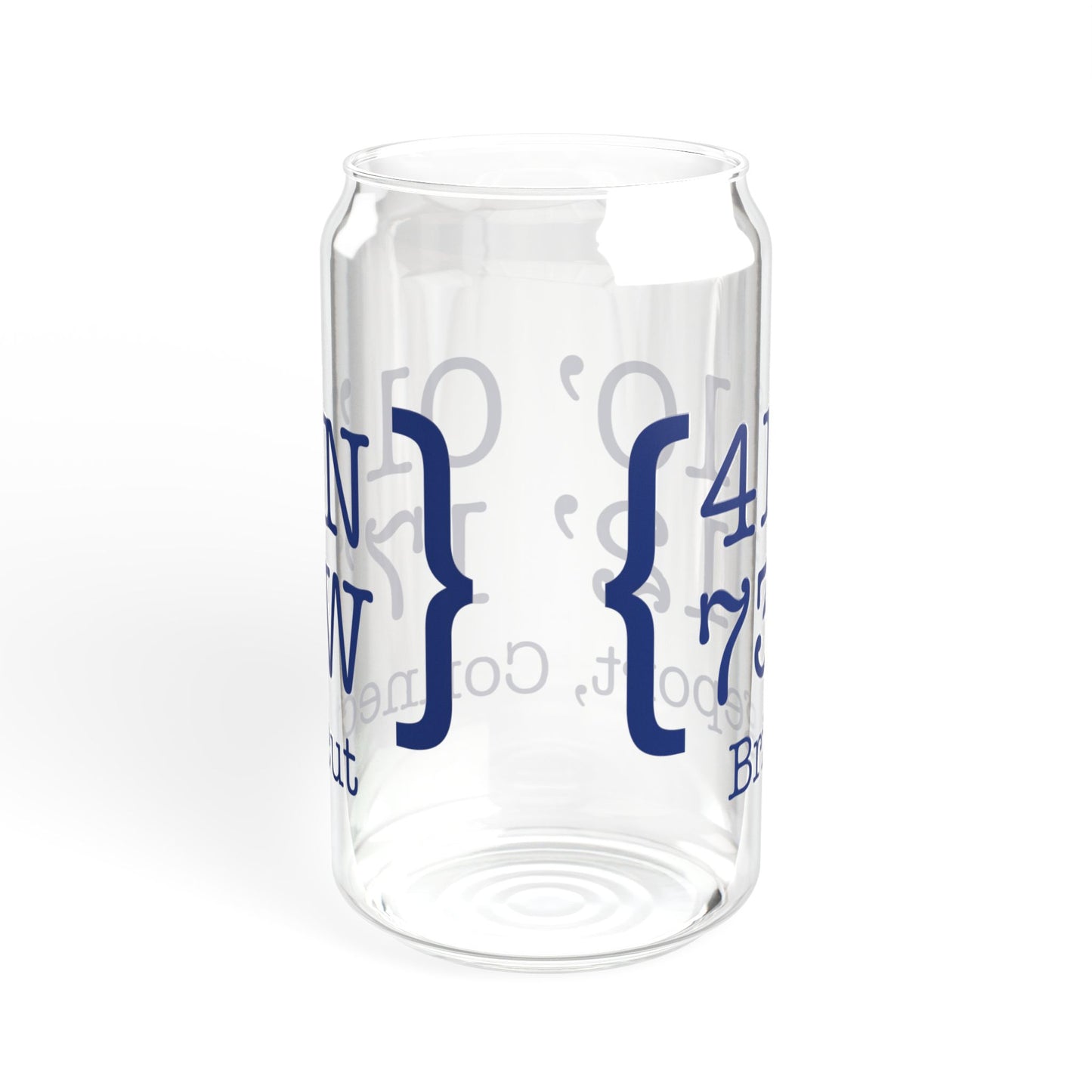 Bridgeport Coordinates Sipper Glass, 16oz