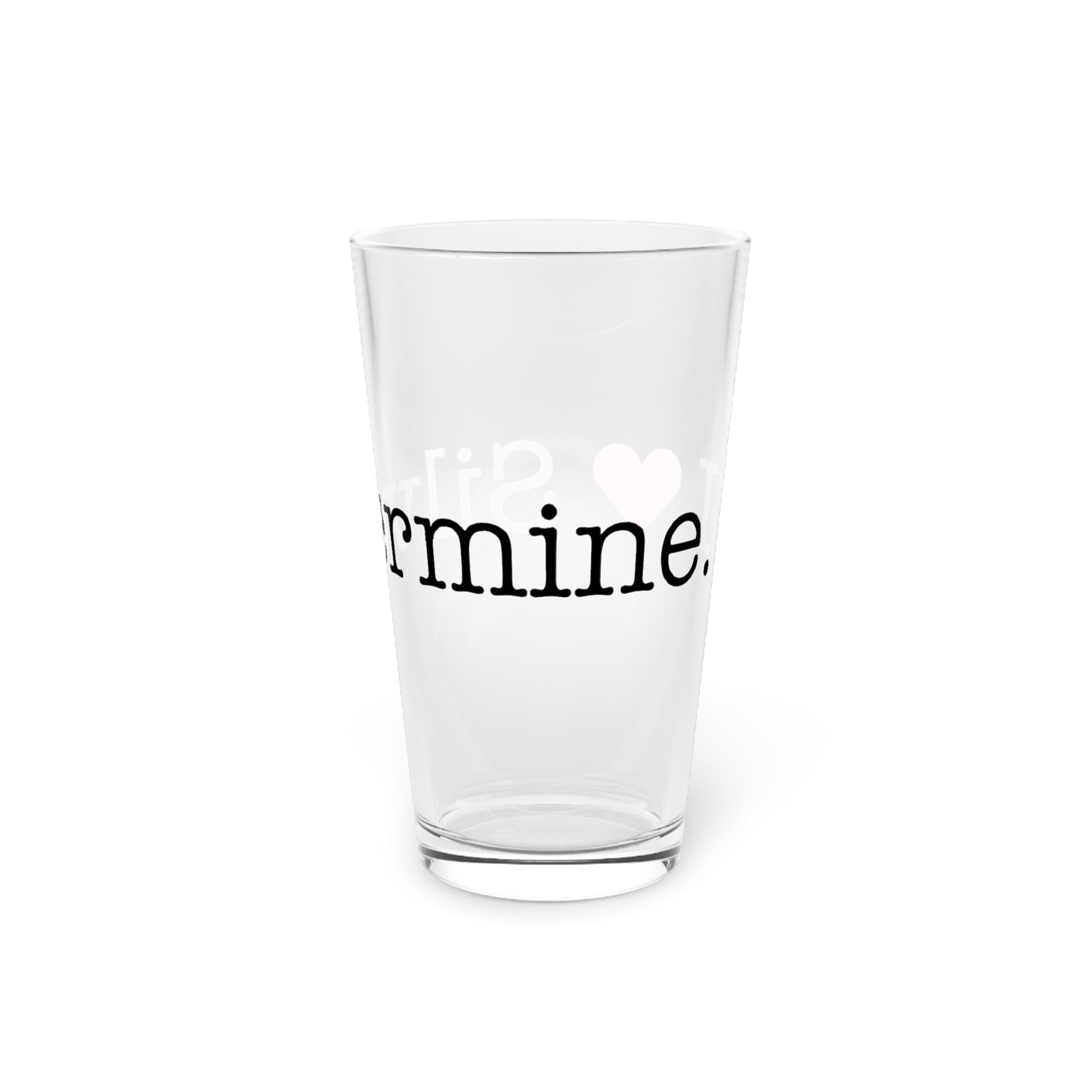 I Heart Silvermine. Pint Glass, 16oz