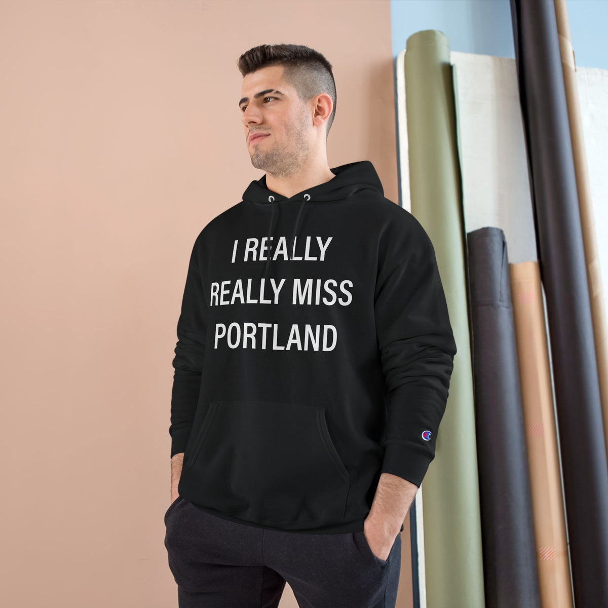 I Really Really Miss Portland Champion Hoodie