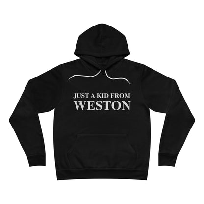 Just a kid from Weston Unisex Sponge Fleece Pullover Hoodie