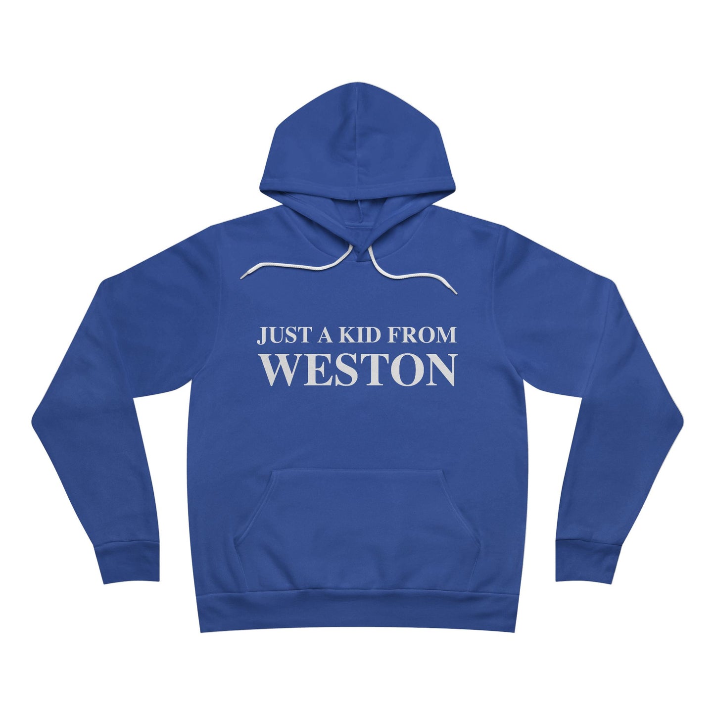 Just a kid from Weston Unisex Sponge Fleece Pullover Hoodie