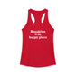 Brooklyn is My Happy Place Women's Ideal Racerback Tank Top