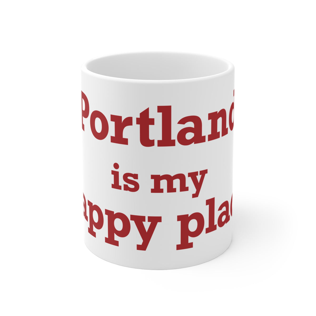 Portland is My Happy Place Mug 11oz
