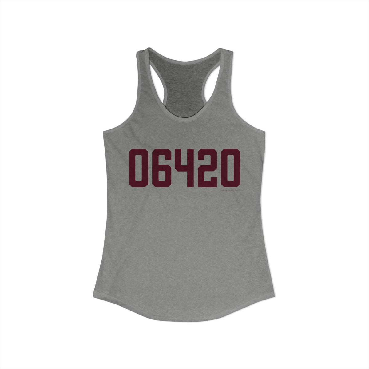 06420 Salem Connecticut Zip Code Women's Ideal Racerback Tank Top