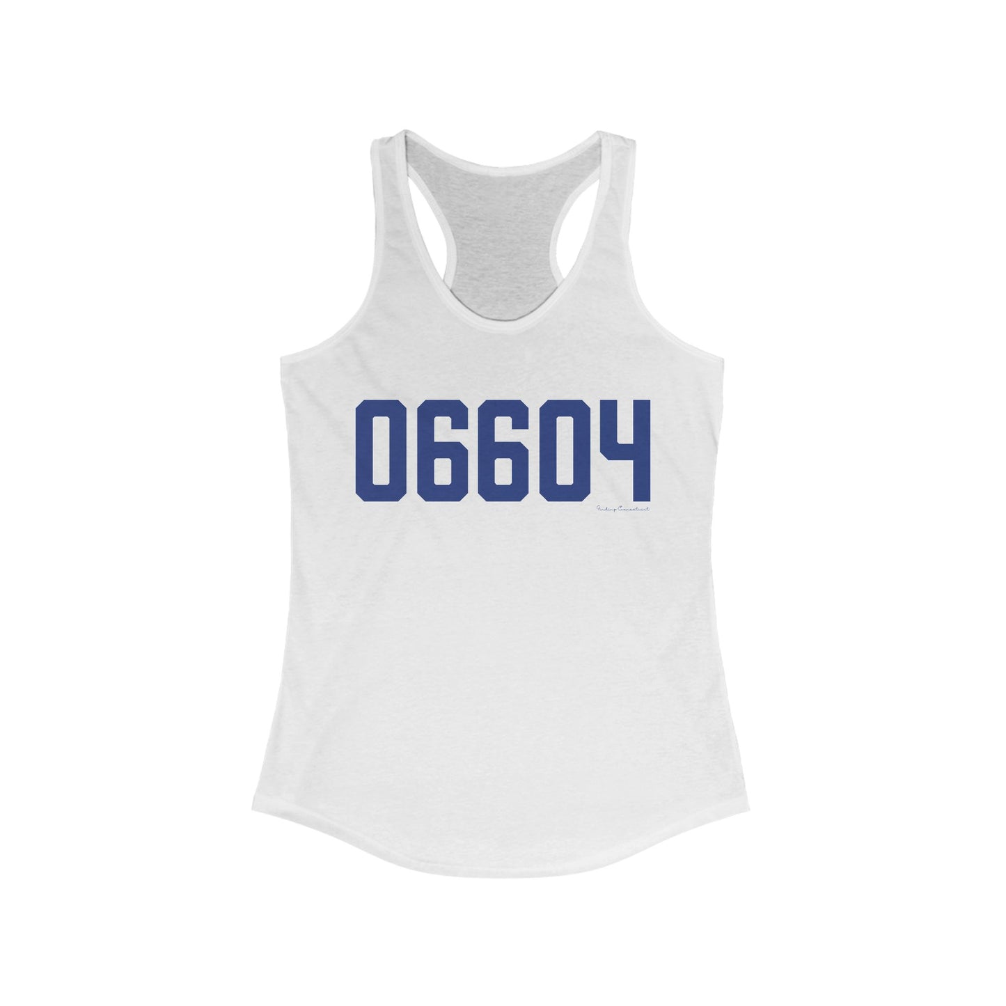 06604 Bridgeport Connecticut Zip Code Women's Ideal Racerback Tank Top