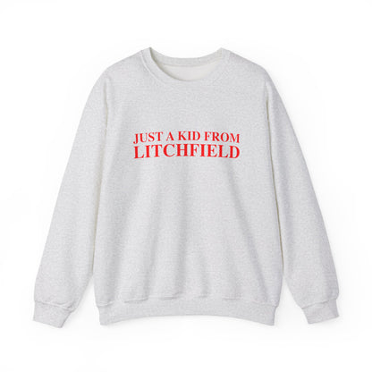 Just a kid from Litchfield Unisex Heavy Blend™ Crewneck Sweatshirt