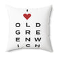 Old Greenwich Vision Spun Polyester Square Pillow