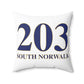 203 South Norwalk Spun Polyester Square Pillow