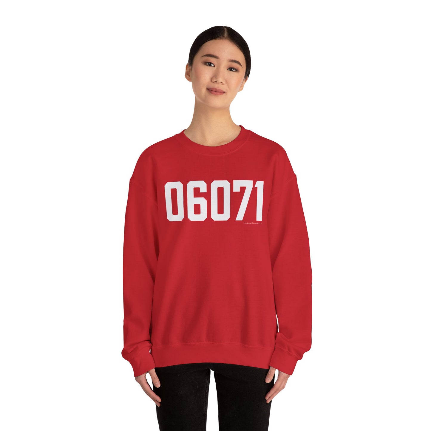 06071 Somers CT Zip Code Unisex Heavy Blend™ Crewneck Sweatshirt