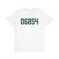 06854 Norwalk Connecticut Zip Code Unisex Jersey Short Sleeve T-Shirt