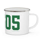 06605 Bridgeport Connecticut Zip Code Enamel Camping Mug